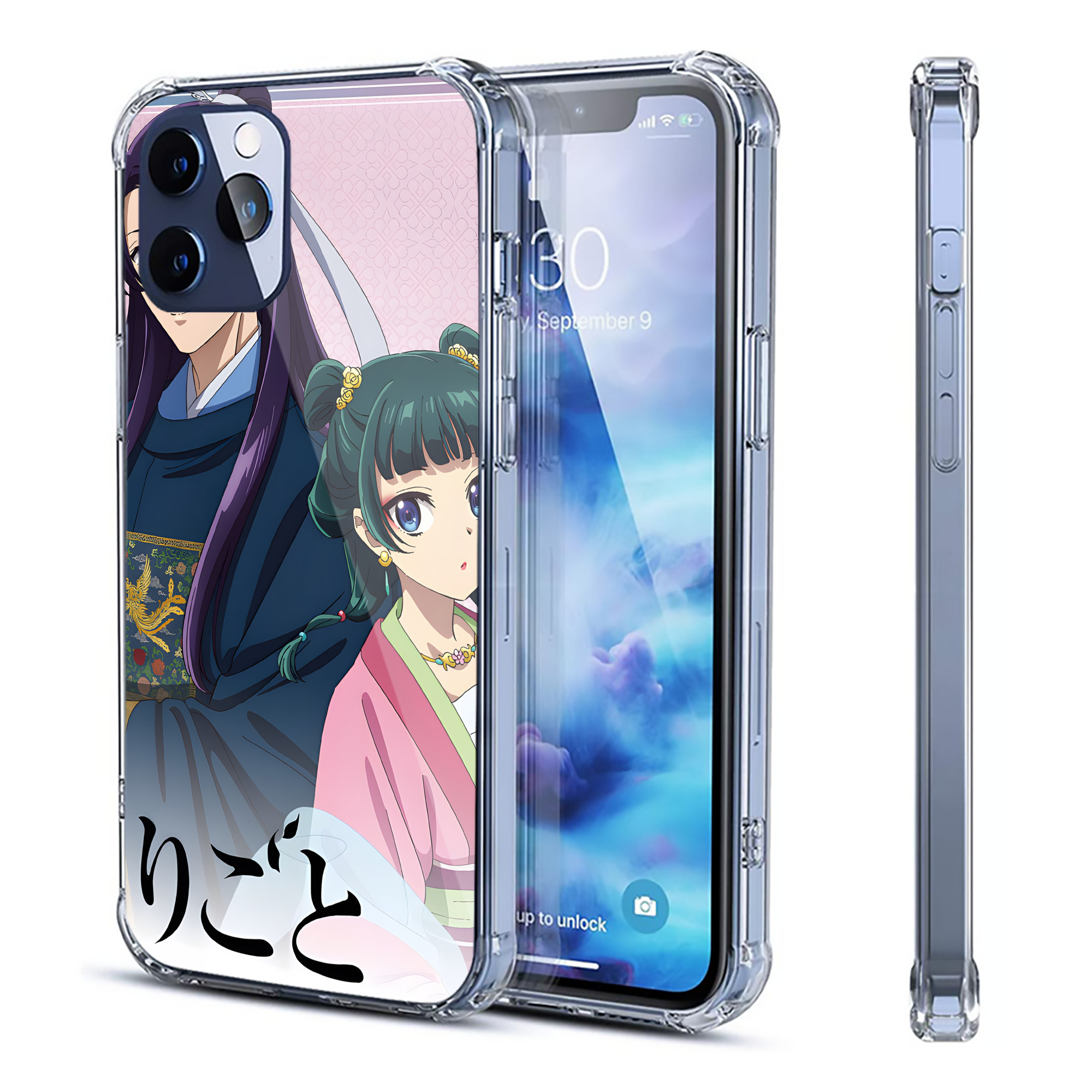 （画像用） 薬屋のひとりごと The Apothecary Diaries 【iPhone 12シリーズ対応】透明スマホケース（クリアソフトケース）